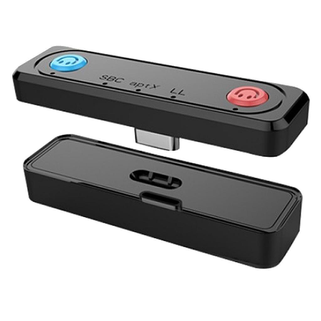 Bluetooth Transmitter for Nintendo Switch/Switch Lite/PS4/PC Blue red