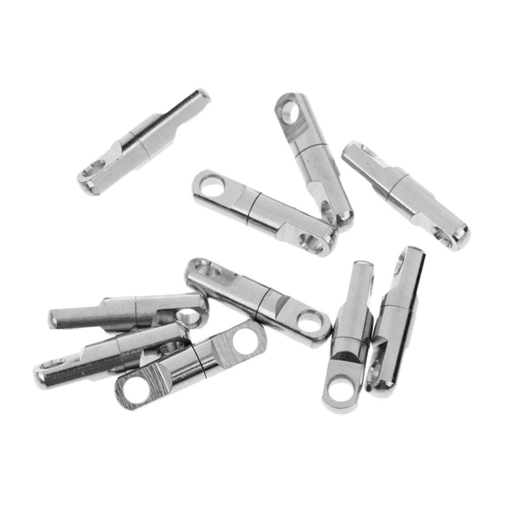 2x 10 Pieces Ball Bearing Swivels Heavy Duty Swivel Line Connector Rotary