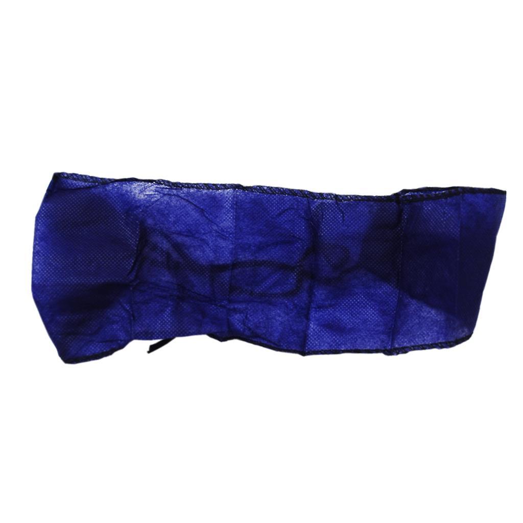 100X women's disposable non-woven underwear panties for beauty spa sauna blue,
