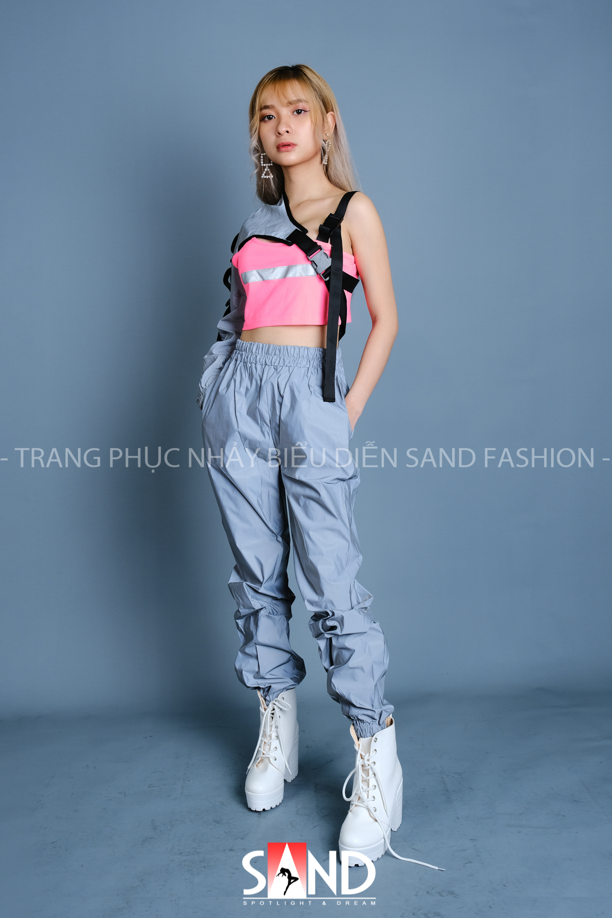 Quần Jogger Phản Quang Trơn