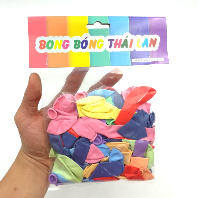 Bong Bóng Pastel 50 Cái Đủ Màu