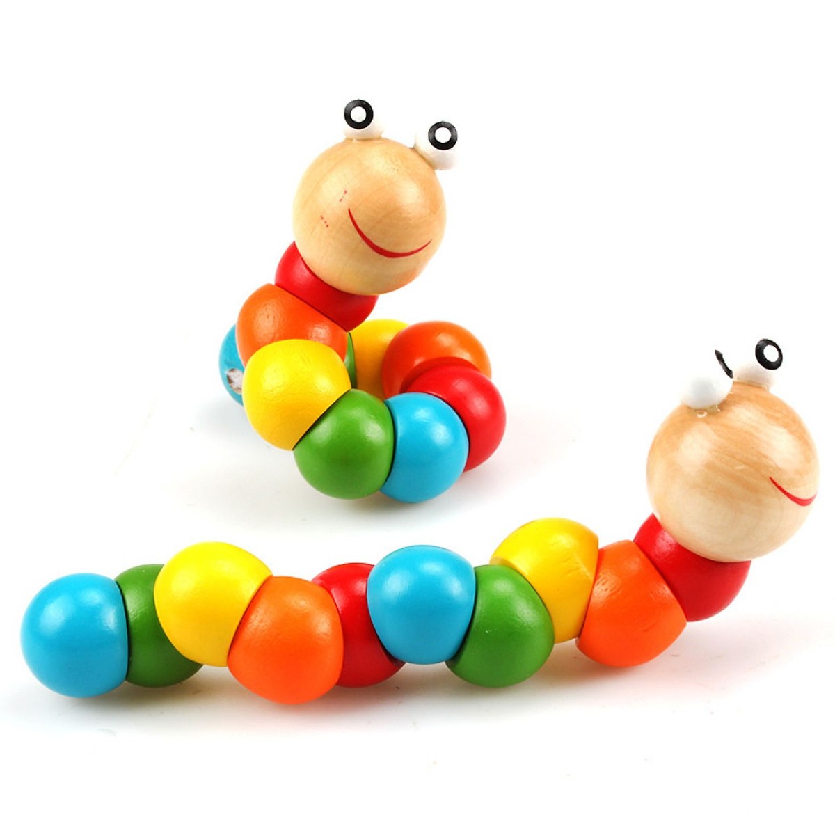 Combo đồ chơi gỗ Đàn gỗ - còi gỗ - con ong uốn dẻo
