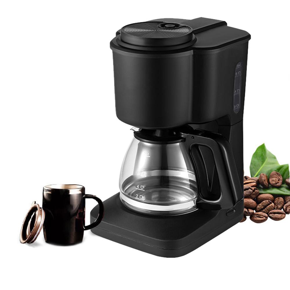 Coffee Maker Small Home Portable Automatic American Drip 600W Large Capacity Office Household Coffee Maker