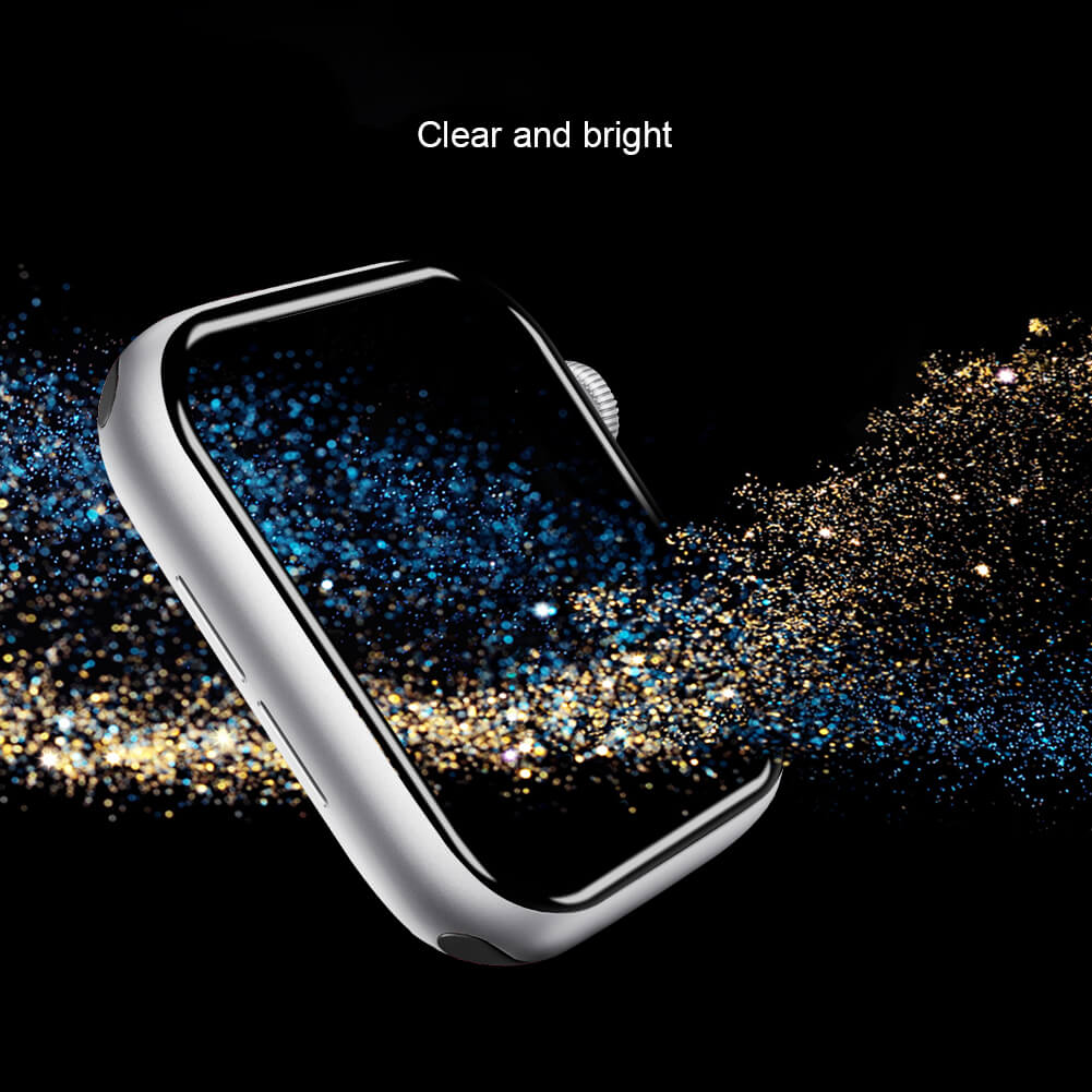 Hình ảnh Miếng dán kính cường lực Full 3D dành cho Apple Watch Ultra 49mm Series 8 hiệu ANANK Protector Pro (Chống va đập, vát cạnh 2.5D, hạn chế vân tay) - hàng nhập khẩu