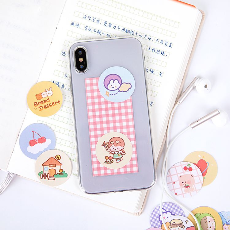 Sticker chủ đề Vịt Con Dễ Thương - Hộp 45 miếng dán trang trí sổ tay Bullet Journal - M090