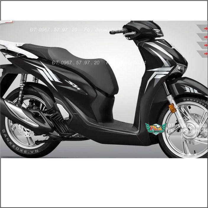 Tem Rời SH Đen Chỉ Trắng (N)