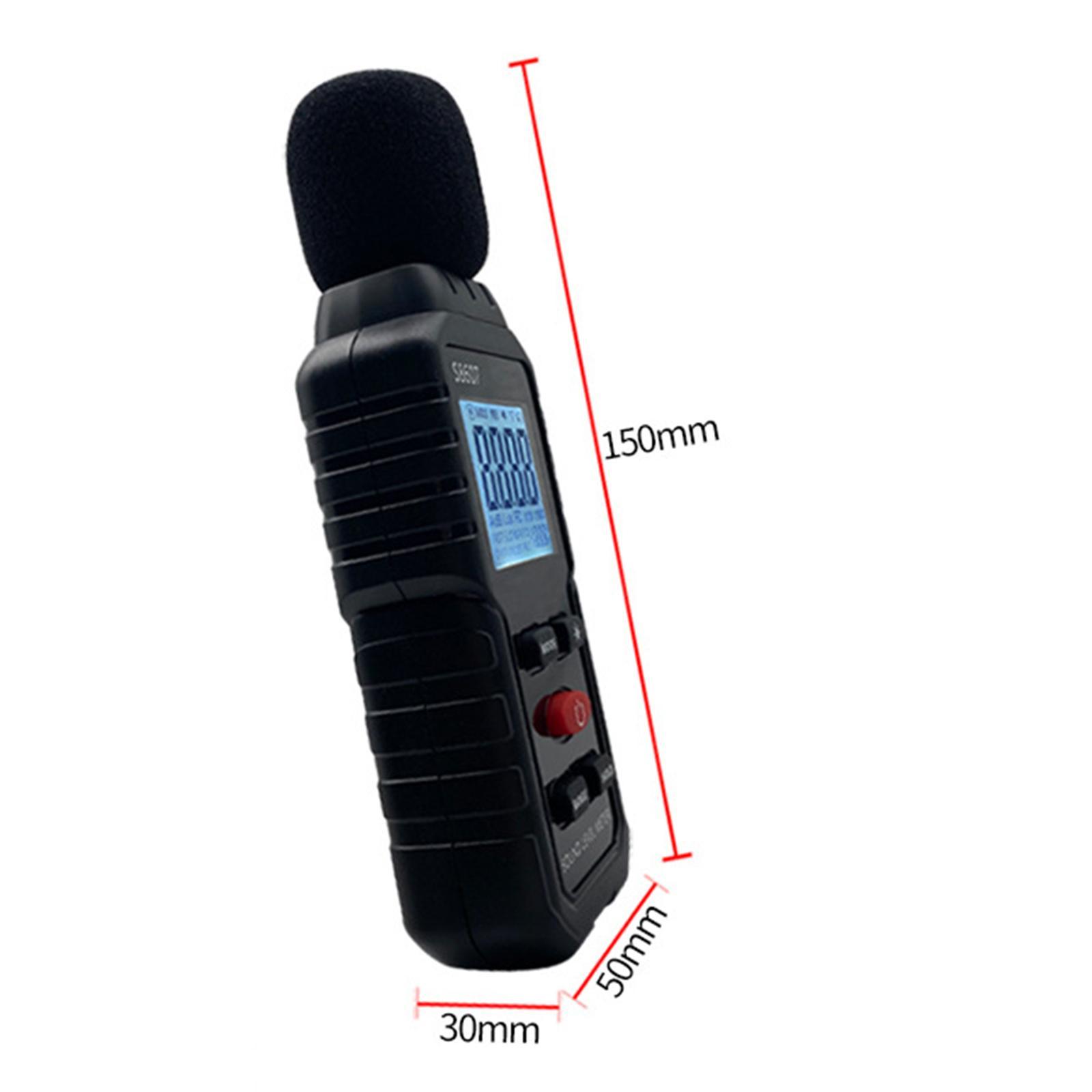 Professional Decibel Meter, Digital Sound Level Meter with Backlight Display High Accuracy