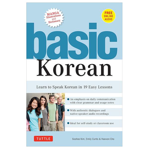 Sách ngoại văn: Basic Korean - Learn To Speak Korean In 19 Easy Lessons