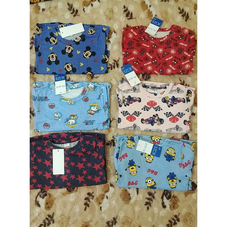 Combo 6 bộ caster bé trai, bé gái 5 tháng - 4 tuổi
