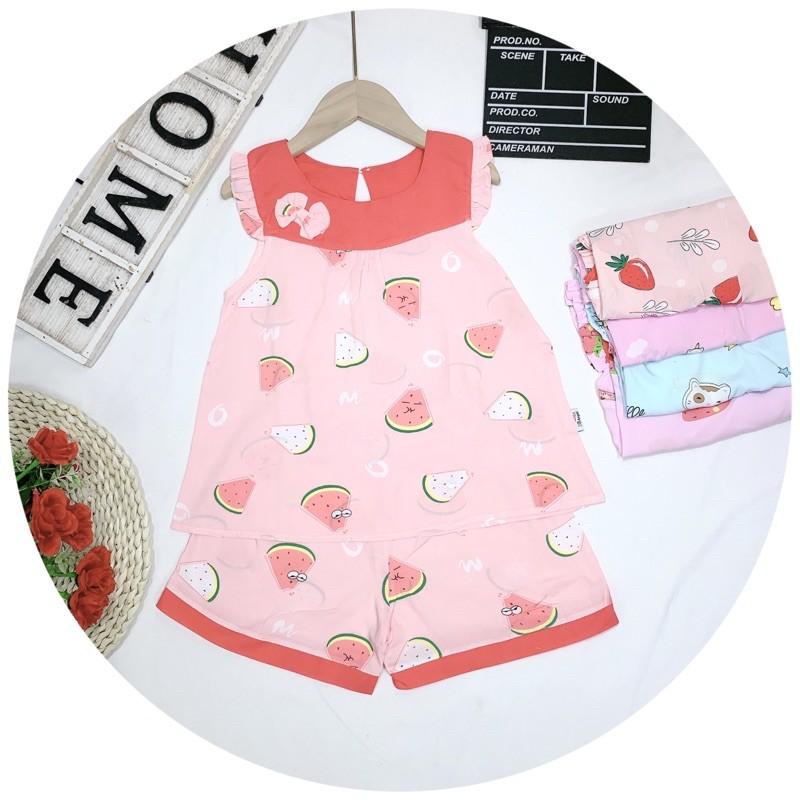 Bộ lanh lụa bé gái bb angel sz đại 20-38kg