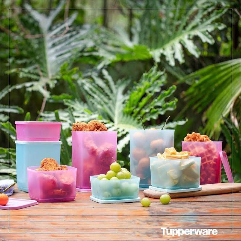 Bộ hộp bảo quản thực phẩm Pop Fiesta Tupperware - Hàng chính hãng