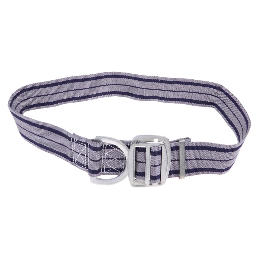 Safety Waist Belt Fall Arrest Climbing Harness with D Ring, Rappelling Equip