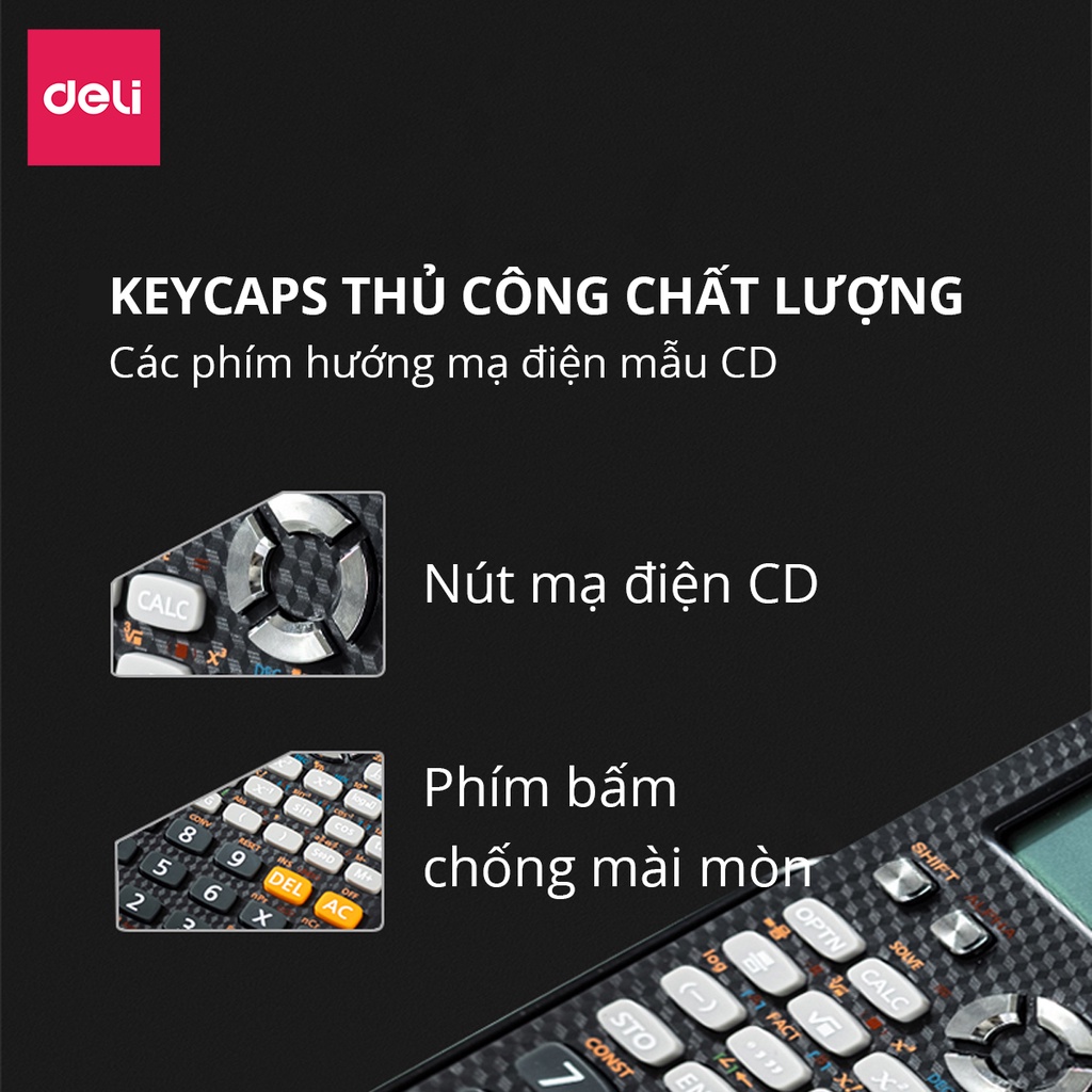 Máy Tính Học Sinh Deli - Hỗ Trợ Học Tập Thiết Bị Học Tập Mới Nhất Dành Cho Học Sinh Cấp 2 Cấp 3 Lớp 6 Đến Lớp 12 Chuyên Dụng Mang Vào Phòng Thi 