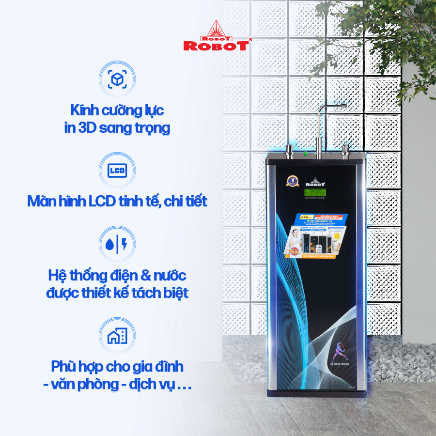 Máy Lọc Nước Nóng Nguội Lạnh R.O + UF ELITE PRO 739GK-UR - Hàng Chính Hãng