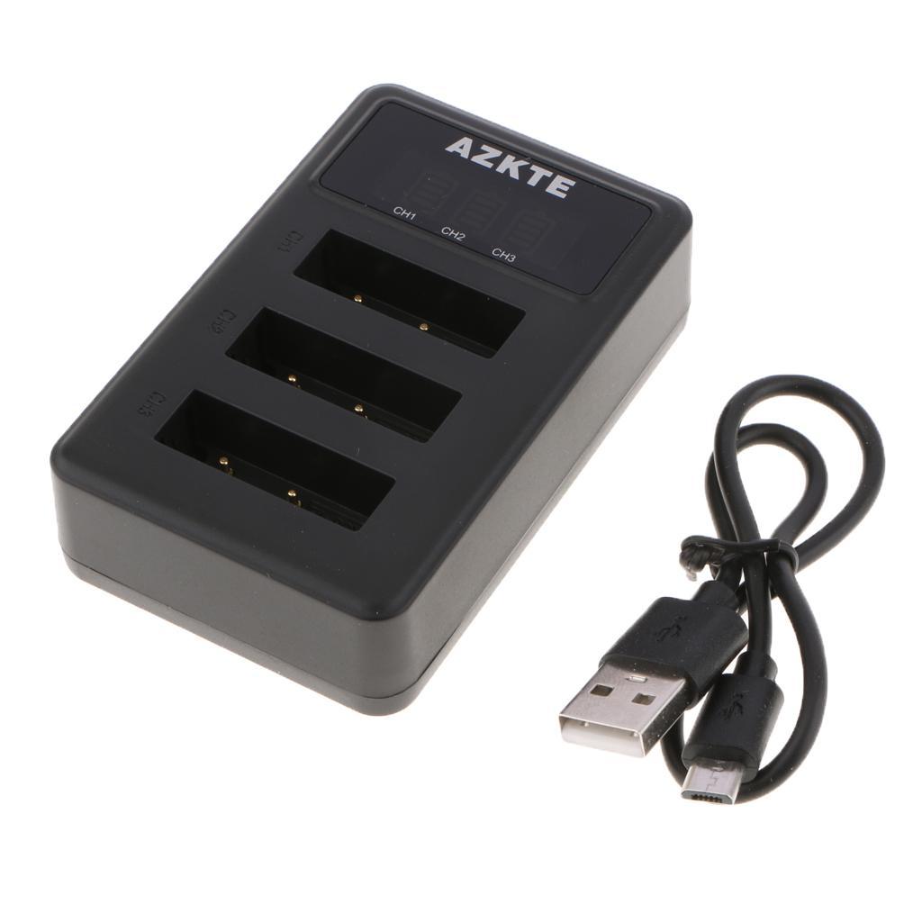 Triple USB Charger Cradle NP- Battery for  DSC-RX100/HX300/,