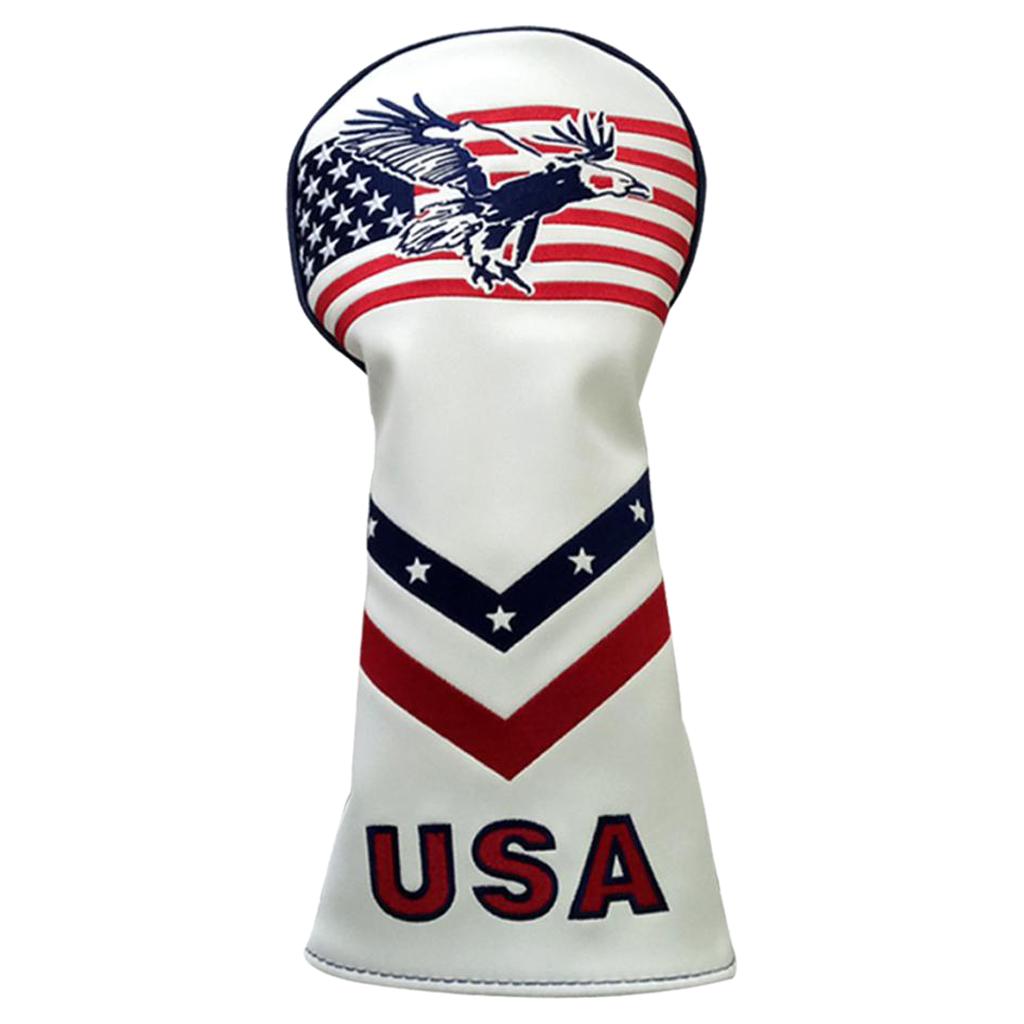 Golf Club Head Cover No. 1 Wood Driver Headcover Guard With Number Tag