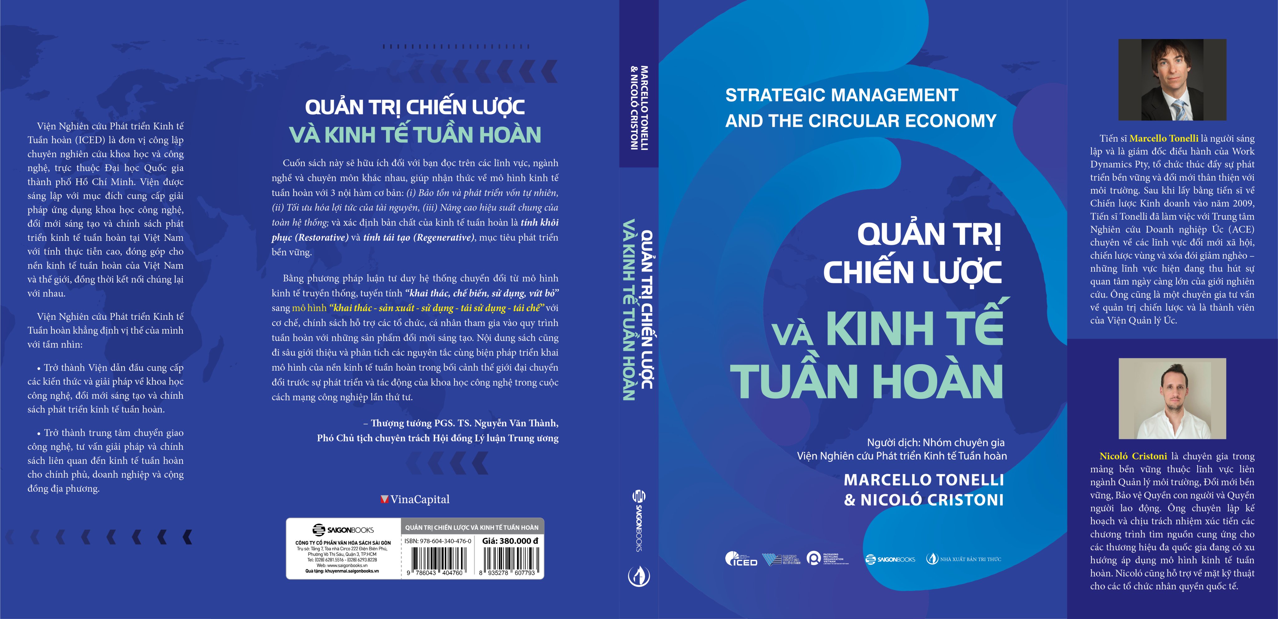 Quản trị chiến lược và kinh tế tuần hoàn - Tác giả Marcello Tonelli , Nicoló Cristoni