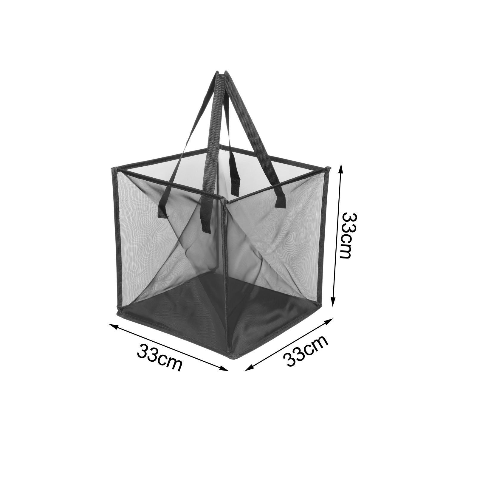 Laundry Basket Mesh Laundry Hamper with Handles Collapsible Clothes Hamper Dirty Clothes Laundry Basket for Dorm Laundry Room
