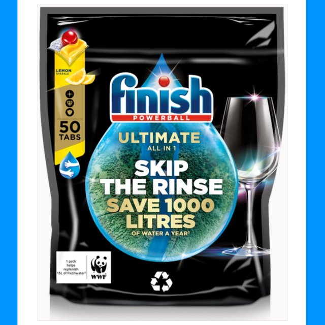 Viên Rửa Chén Bát Finish Quantum Ultimate Túi 60 Viên - Nhập khẩu từ Đức