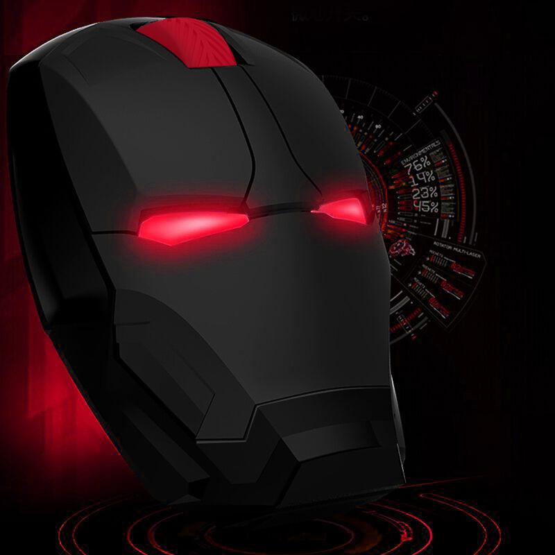 Người Sắt Chuột Không Dây Chơi Game Chuột Game Thủ Nút Tắt Mở Silent Click 800/1200/1600 / 2400DPI Có Thể Điều Chỉnh Chuột Máy Tính