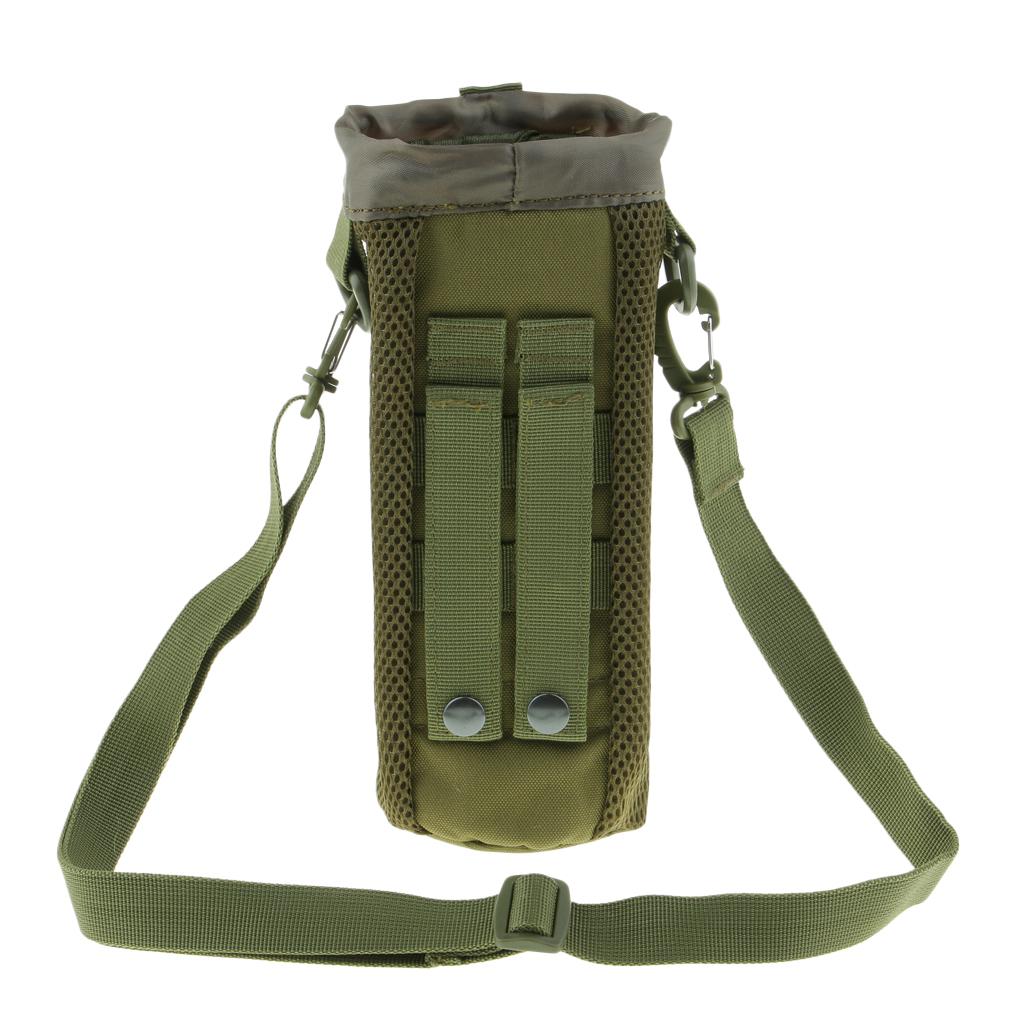 Outdoor Sport Molle Water Bottle Bag Pouch Holder Carrier Kettle Pack 750ml