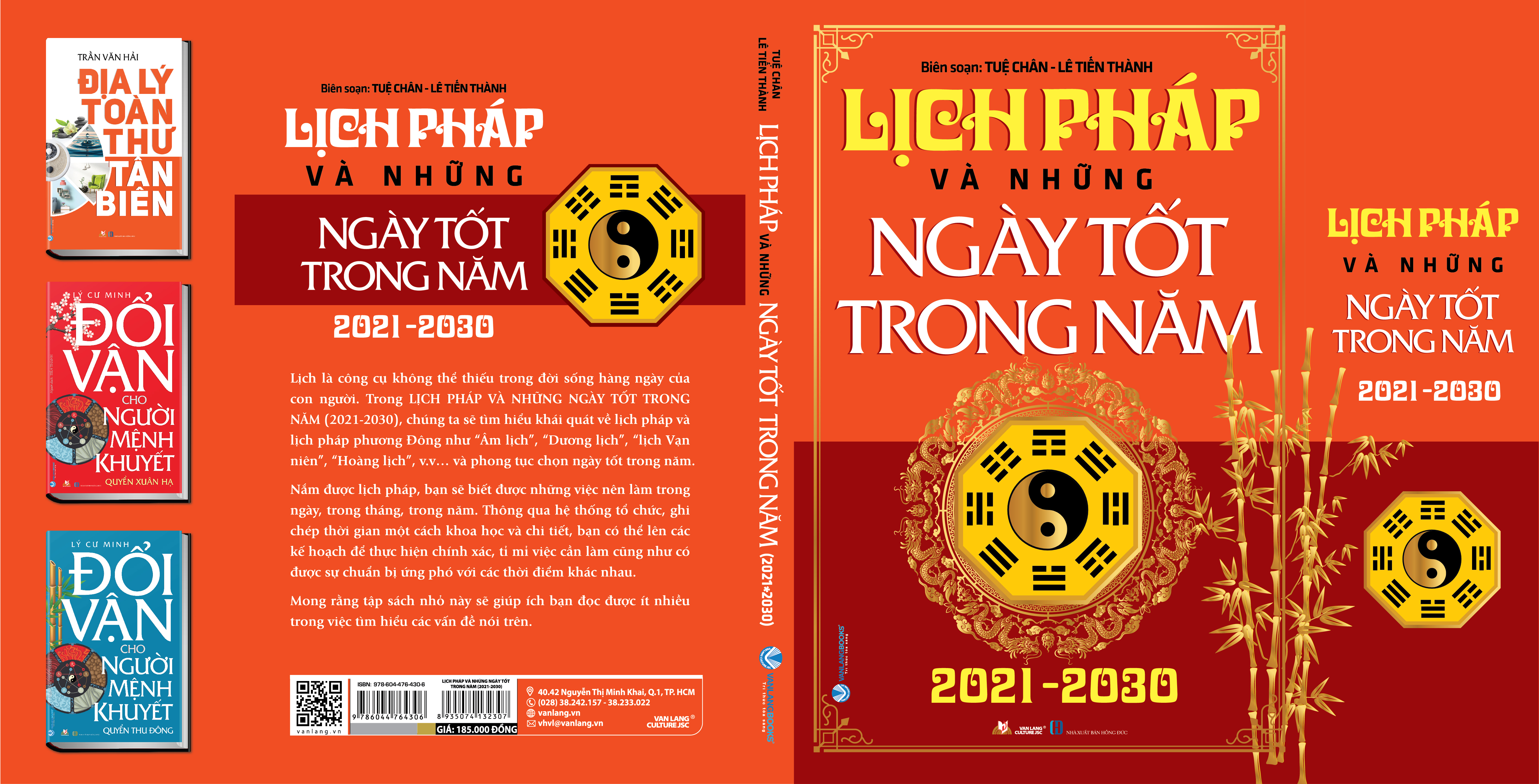 Lịch Pháp Và Những Ngày Tốt Trong Năm  2021 - 2030 - Tái Bản - Vanlangbooks