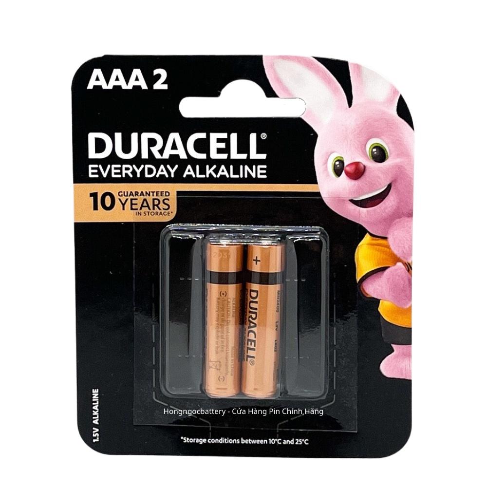 Vỉ 2 VPin AA , Pin AAA DURACELL 1,5V Siêu Bền - Hàng chính hãng