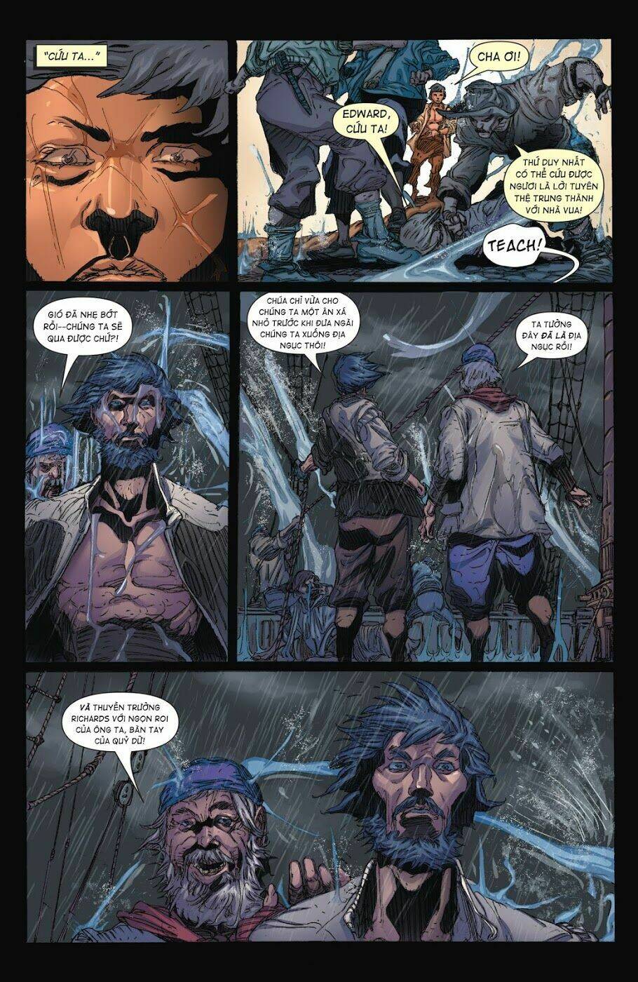râu đen: huyền thoại vua hải tặc - blackbeard: legend of the pyrate king chapter 1 7