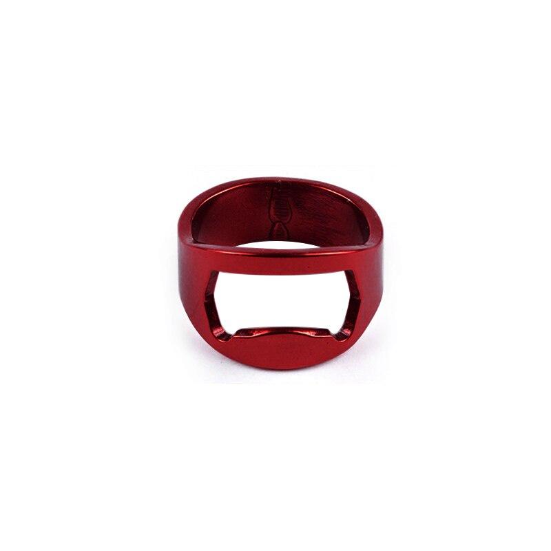 1pc Đồ mở nắp chai bia cầm tay hình nhẫn bằng thép không gỉ nhiều màu sắc - Đồ dùng nhà bếp, quầy bar.