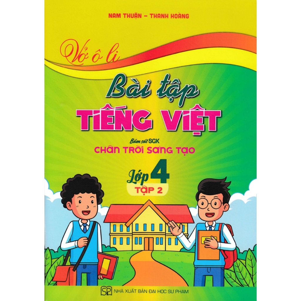 Sách - Combo Vở Ô Li Bài Tập Tiếng Việt Lớp 4 tập 1 + tập 2  (Bám Sát SGK Chân Trời Sáng Tạo) - HA