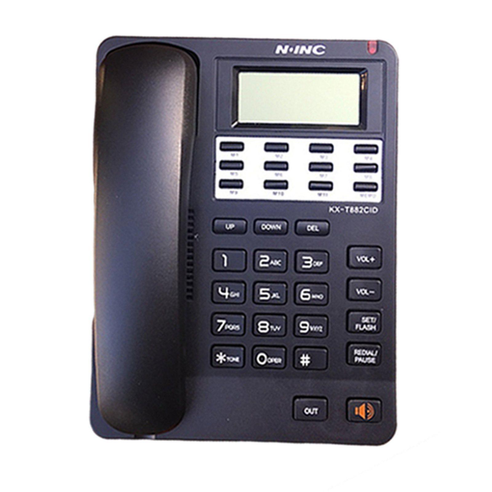 2pcs Corded Telephone Phone REDIAL\P for Home Office Hotel Wall