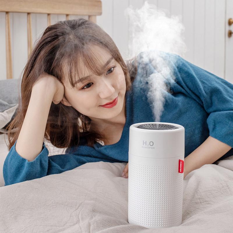 Máy Phun Sương Tạo Độ Ẩm Hộ Gia Đình Phòng Ngủ 750ML Dung Lượng Lớn Không Dây Siêu Âm Thanh USB Sạc Màu Phun Sương Tạo Máy Phun Sương Tạo Độ Ẩm