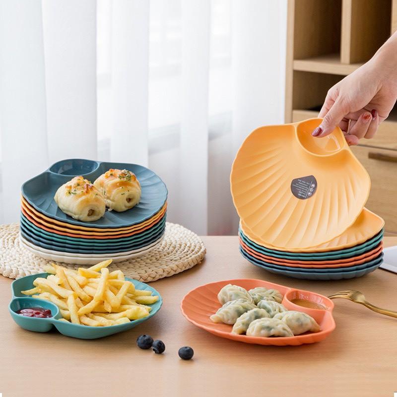 Set 4 Đĩa Đựng Thức Ăn Để Bàn Hình Sò