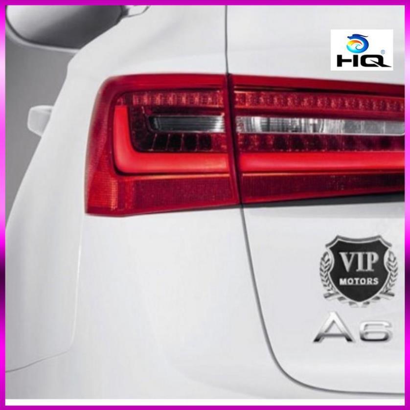 Logo trang tri xe,Lô Gô VIP Motor Gắn Xe Ô Tô  206277-2