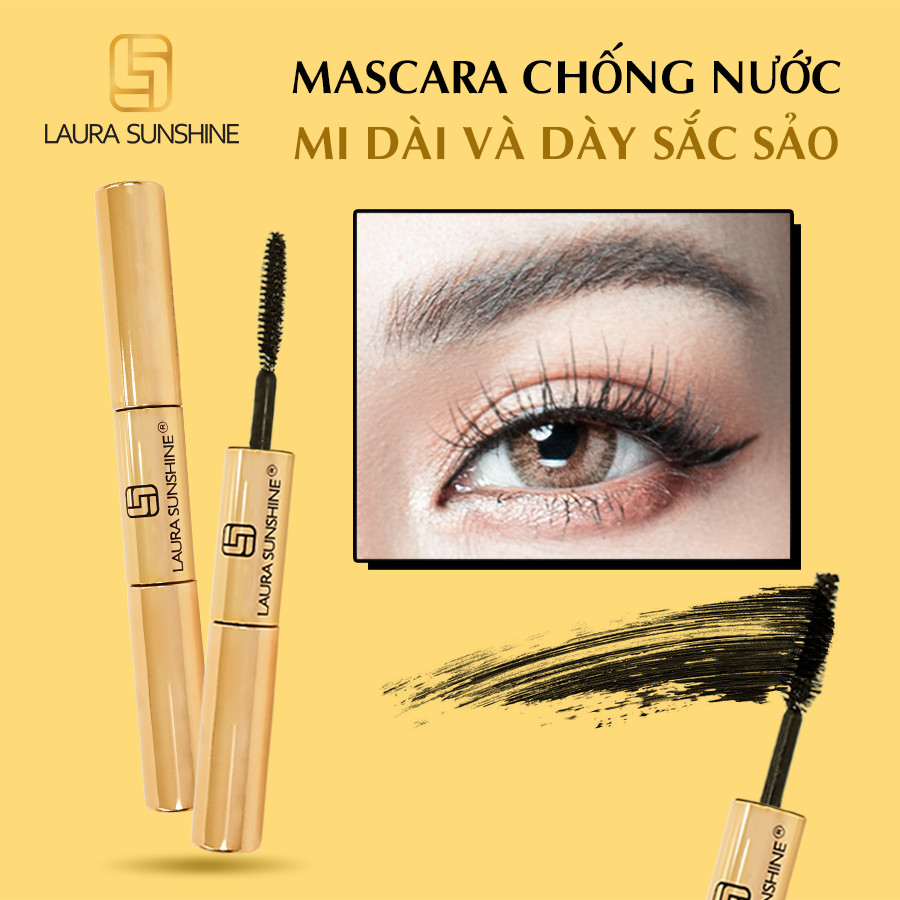 Mascara làm dày và dài mi tự nhiên- Golden Dual Mascara - Nhật Kim Anh - Laura Sunshine