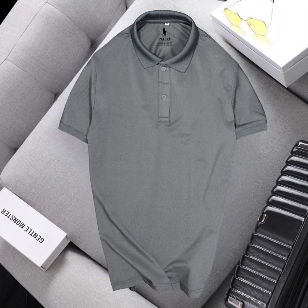 ÁO THUN NAM CÁ SẤU POLO TRƠN ĐẸP Y HÌNH