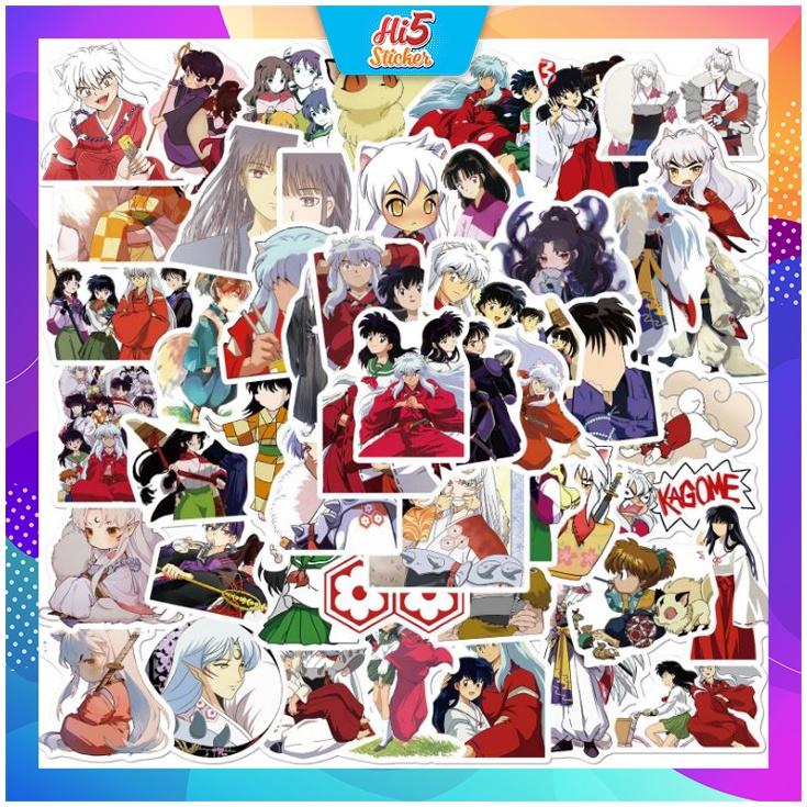 Sticker Hình Dán Trang Trí Anime Khuyển Dạ Xoa InuYasha ms#230