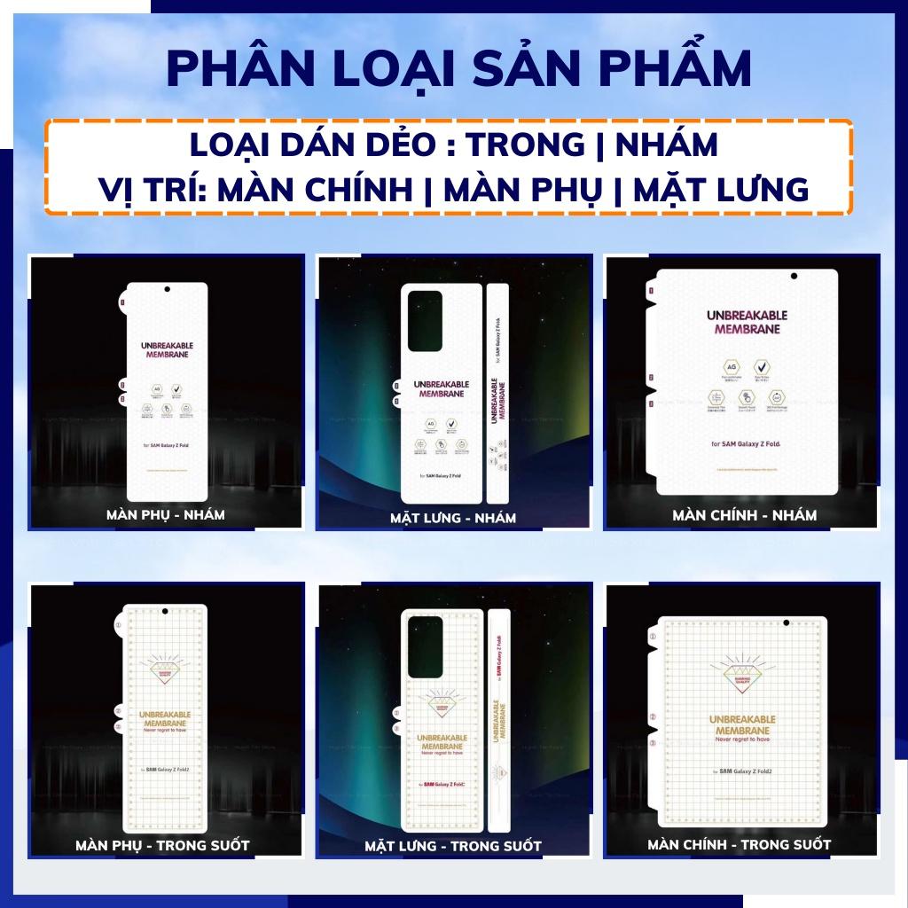 dán màn hình z fold 4 fold 3 fold 2 flip 4 flip 3 dẻo trong suốt 3 lớp dễ dán phụ kiện điện thoại huỳnh tân store