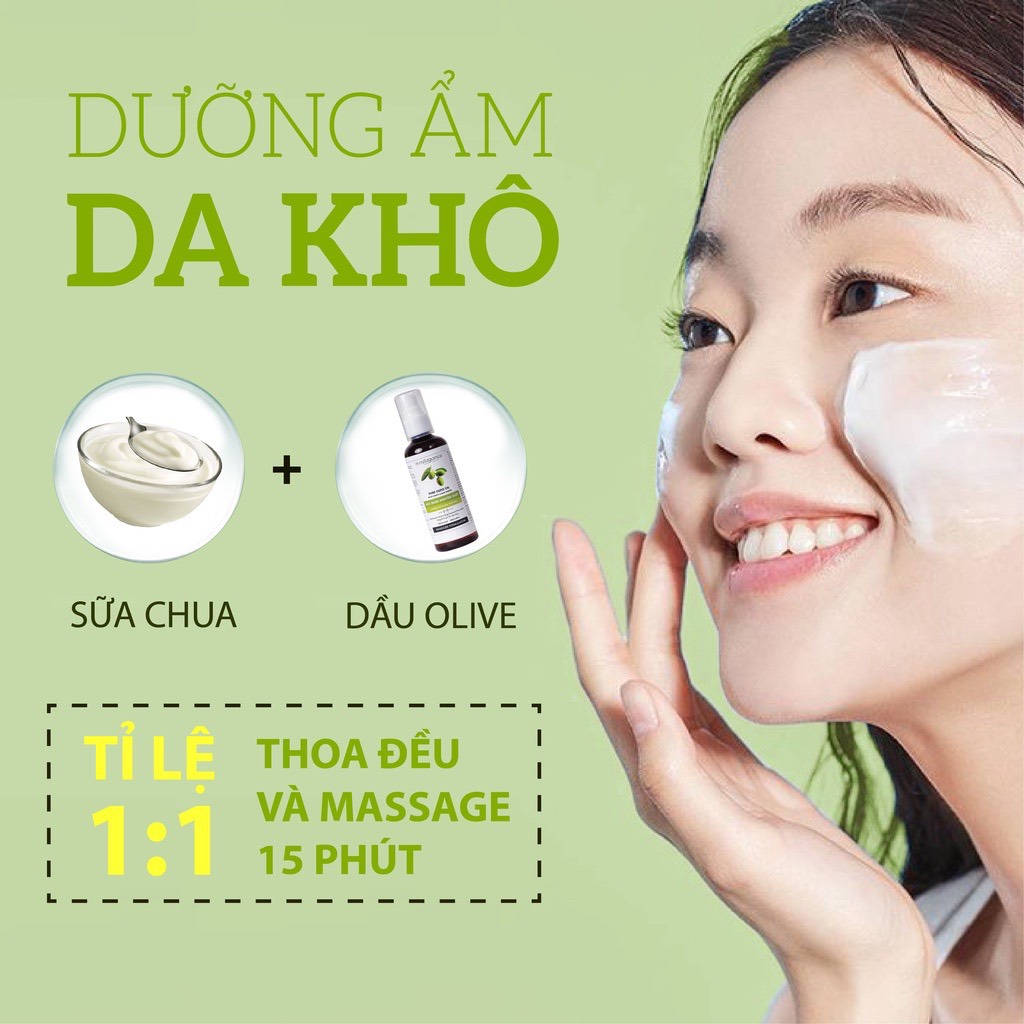 Dầu Oliu Extra Virgin Nguyên Chất Làm Đẹp Dưỡng Da, Dưỡng Tóc, Dưỡng Môi MILAGANICS 250ml (Chai)