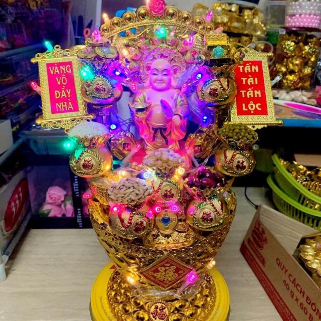Tháp tỏi túi vàng - ông di lạc chiêu tài có đèn