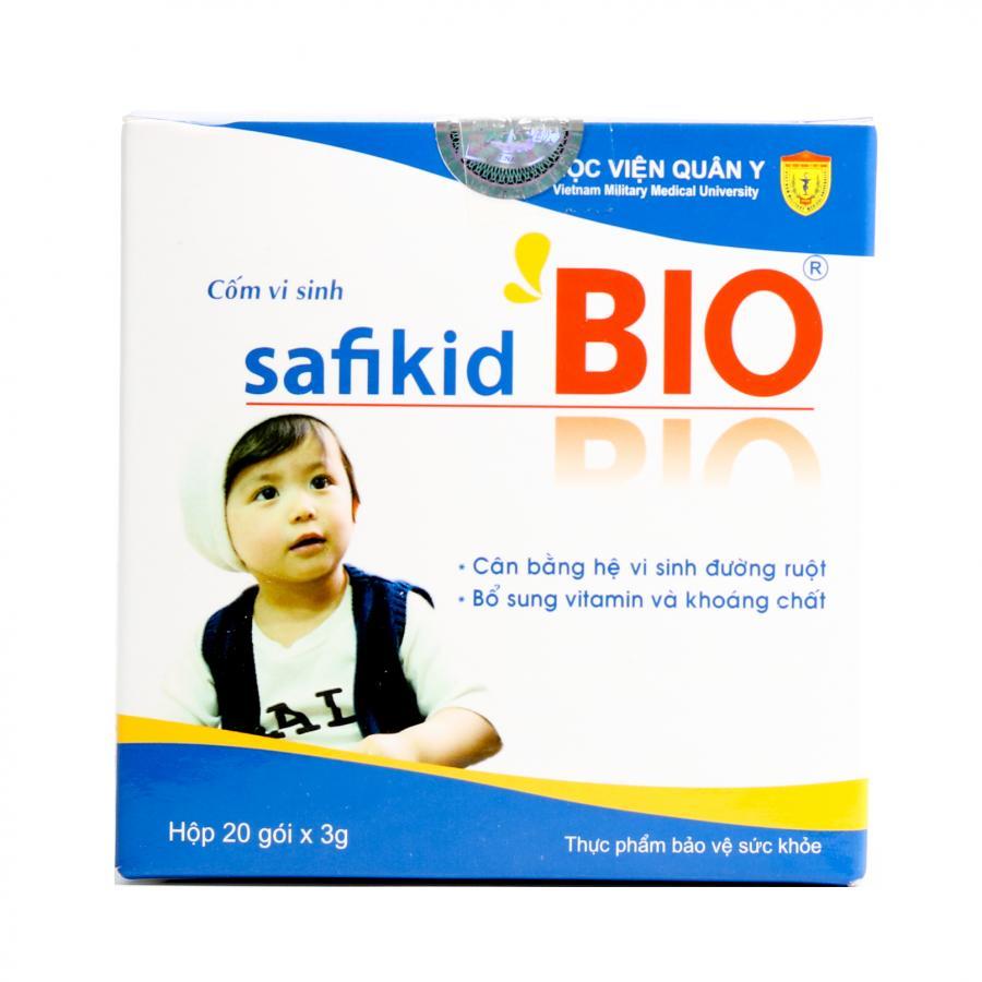 Cốm Vi Sinh Safikid Bio Cho Trẻ Biếng Ăn hvqy (20gói / Hộp)