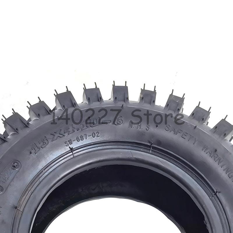Lốp 13x4.10-6 lốp bên trong lốp bên ngoài 4.10-6 cho ATV GO KART Mini Bike 47CC 49cc Motorcycle Motorcycle Phần 4 PR Color: inner tube