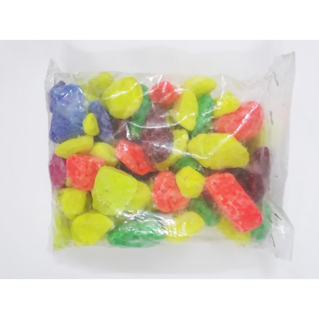 550g Bịch Sỏi Sắc Màu Viên Lớn 1kg Trang Trí Hồ Cá - Phụ Kiện Bể Cá