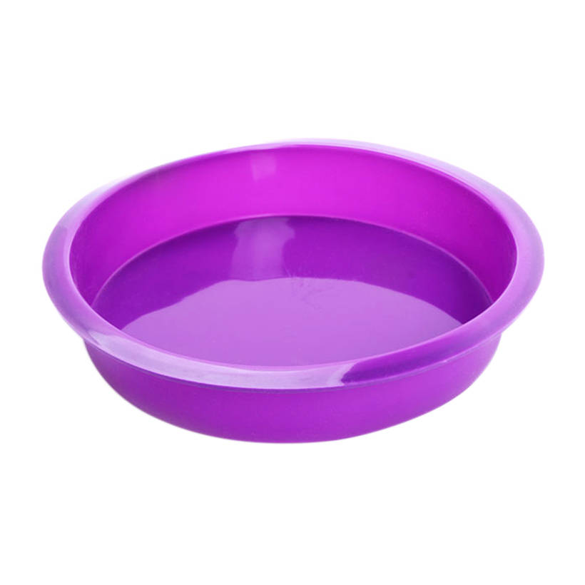 Khuôn Bánh Silicone La Fonte Hình Tròn Màu Tím - YY20855