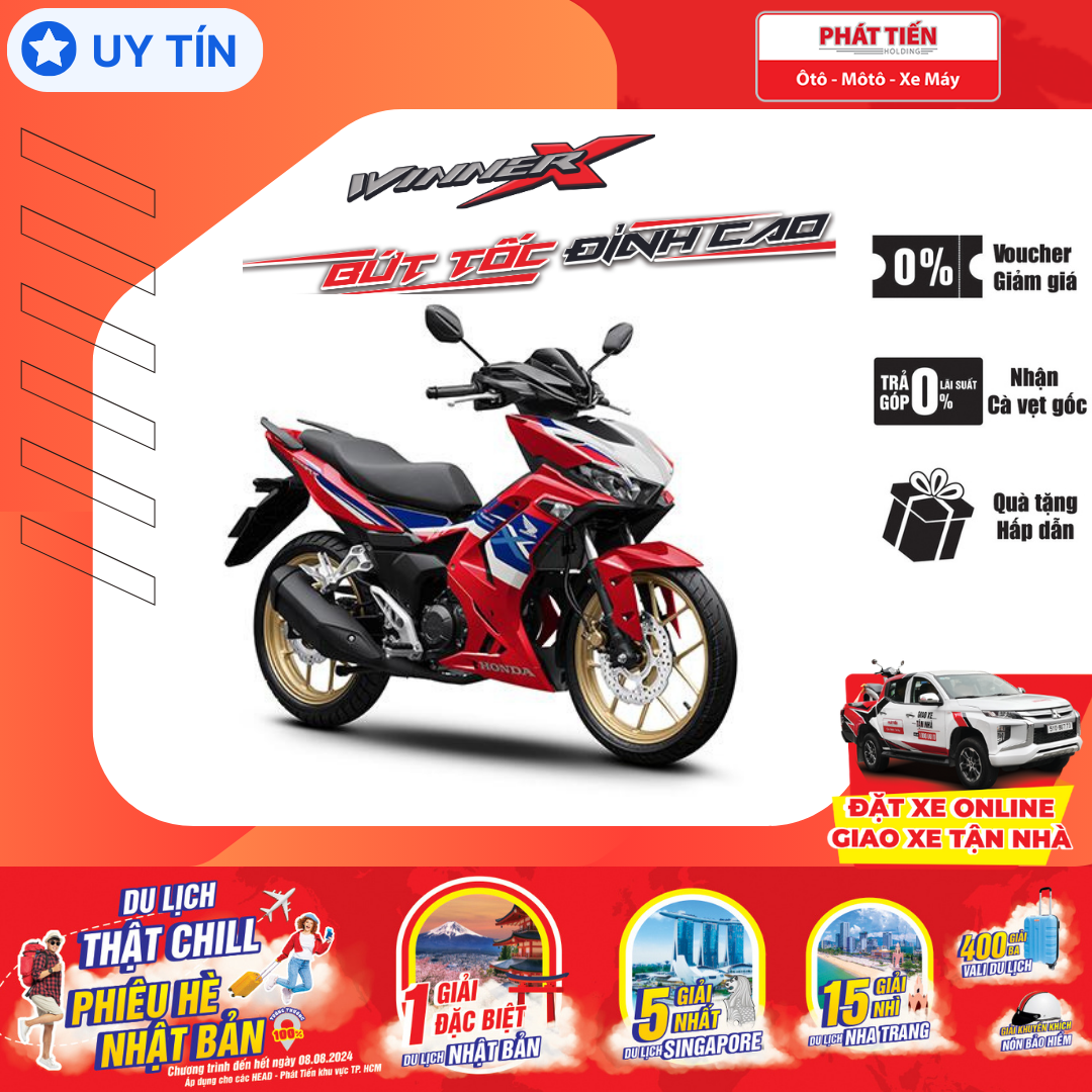 Xe Máy Honda Winner X 2024 Thể Thao Smart Key Phanh ABS