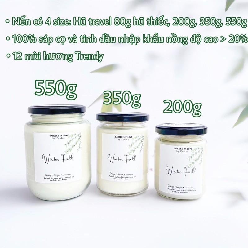 Nến Thơm Hương Winter fall candle of Love