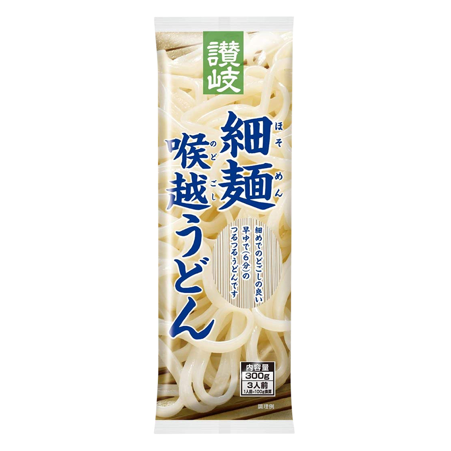 3 Gói Mì Sợi Mảnh Sanukisisei Udon Nhật Bản (300g x 3)