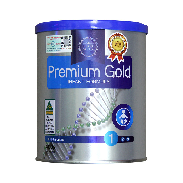 Sữa Hoàng Gia Úc Premium Gold 1-400g Dành Cho Trẻ Sơ Sinh Từ 0 - 6 Tháng Tuổi