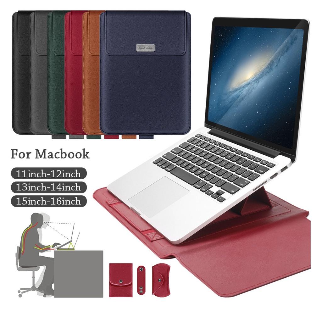 Túi da PU đựng máy tính xách tay thích hợp cho dòng Macbook Air Pro 11/12/13.3/15.4 inch