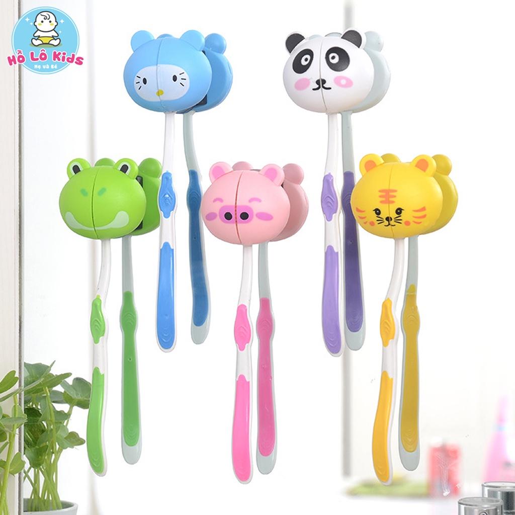 Giá để bàn chải đánh răng đa năng hình thú đáng yêu Hồ Lô Kids